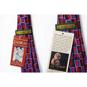 Vintage 1996 J Garcia Collection 14 100% Silk Tie NWT Grateful Dead Estate Rare